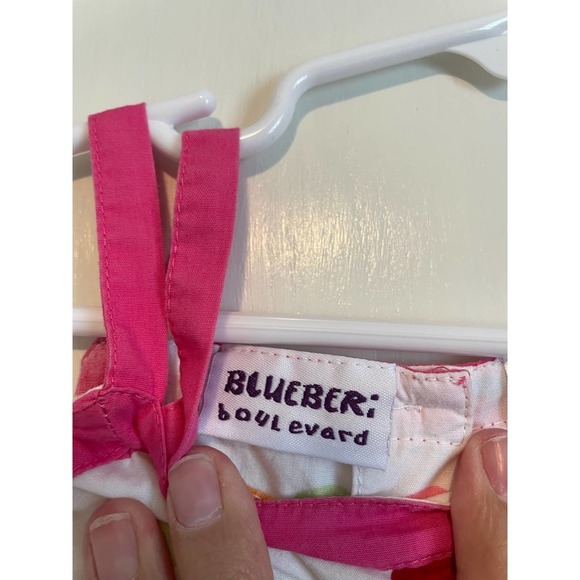 Blueberi Boulevard sundress. Multicolored polka dots. Size mo. - Picture 4 of 6